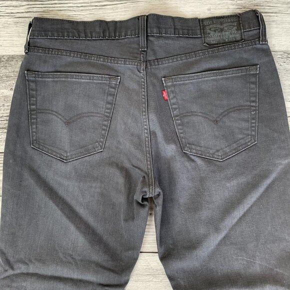 Levi's 541 Black Denim Athletic Taper Stretch Jeans - Picture 5 of 15